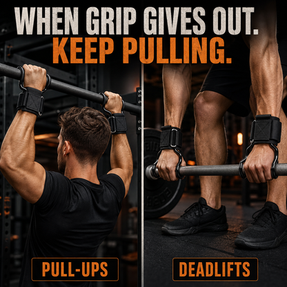 Power Hook Grips — Pair