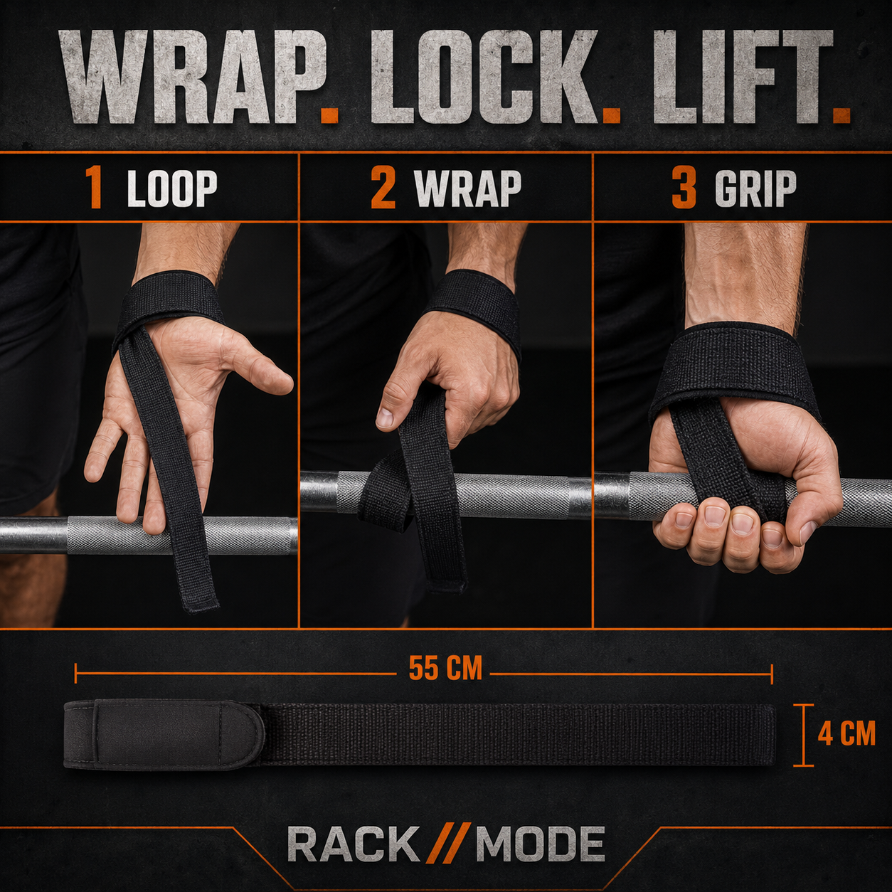 Lifting Straps — Pair